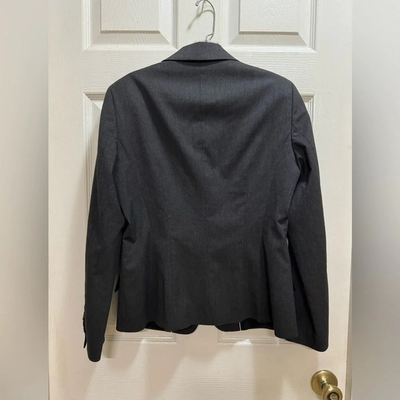 Hugo Boss Wool Blend Blazer Suit Jacket 2 Button Office Career Luxe Size 8 - Picture 2 of 11